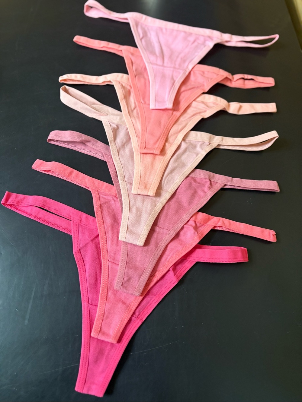 Full Lot of 42 Thongs SHEIN Pink Gradient all Sizes New In Packaging